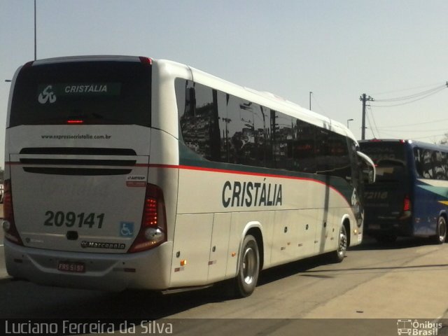 Expresso Cristália 209141 na cidade de São Paulo, São Paulo, Brasil, por Luciano Ferreira da Silva. ID da foto: 2697220.