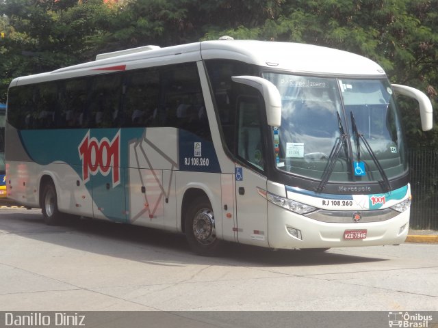 Auto Viação 1001 RJ 108.260 na cidade de São Paulo, São Paulo, Brasil, por Douglas Jesus. ID da foto: 2696703.