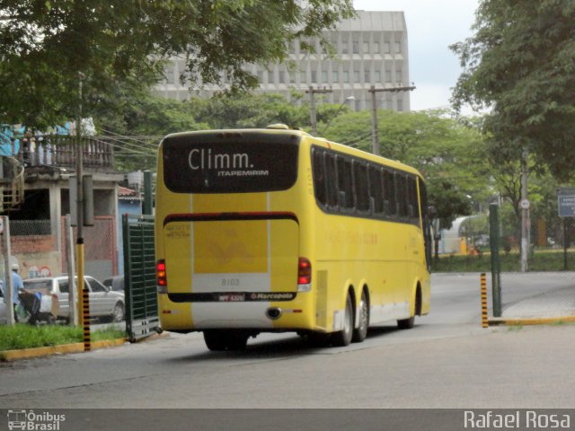 Viação Itapemirim 8103 na cidade de São Paulo, São Paulo, Brasil, por Rafael Rosa. ID da foto: 2697082.