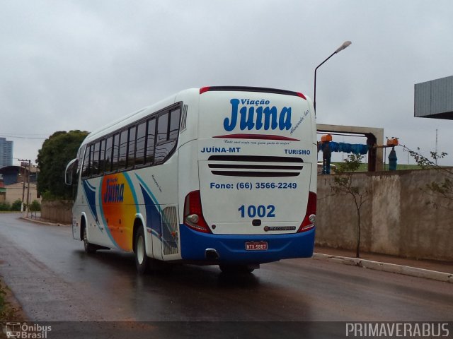 Viação Juína 1002 na cidade de Cuiabá, Mato Grosso, Brasil, por Alexandre Rodrigo. Número da foto: #2745163.
