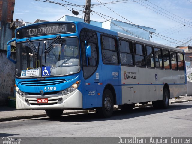 Viação Paratodos > São Jorge > Metropolitana São Paulo > Mobibrasil 6 3810 na cidade de São Paulo, São Paulo, Brasil, por Jonathan  Aguiar Correa. Número da foto: #2746343.