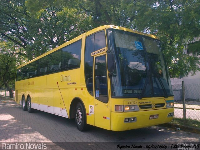Viação Itapemirim 44043 na cidade de São Paulo, São Paulo, Brasil, por Ramiro Novais. Número da foto: #2745510.
