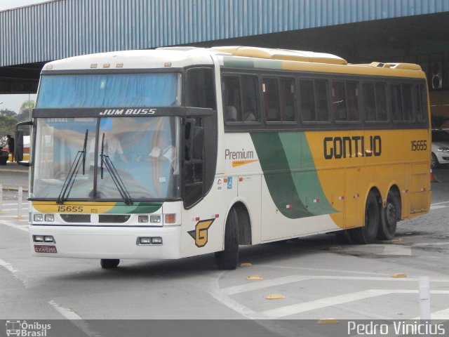Empresa Gontijo de Transportes 15655 na cidade de Resende, Rio de Janeiro, Brasil, por Pedro Vinicius. Número da foto: #2744988.