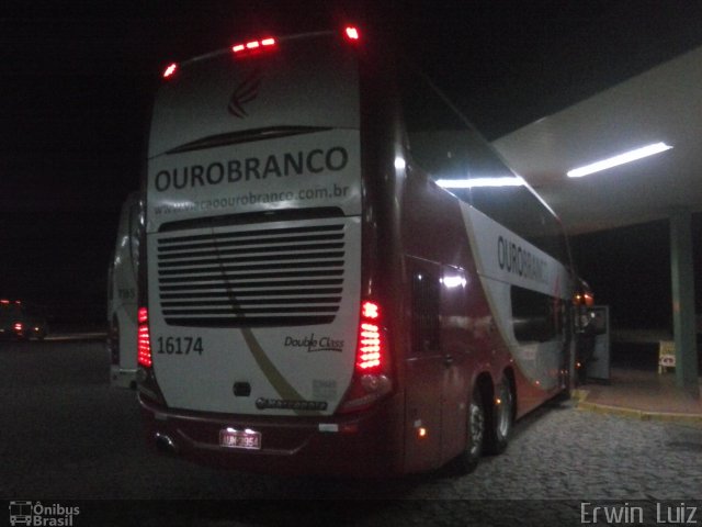 Viação Ouro Branco 16174 na cidade de Santa Cruz do Rio Pardo, São Paulo, Brasil, por Erwin  Luiz. Número da foto: #2744677.