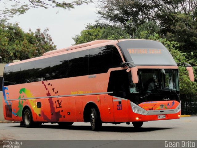 Chilebus Internacional 221 na cidade de São Paulo, São Paulo, Brasil, por Gean Brito. Número da foto: #2745497.