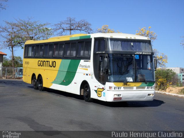 Empresa Gontijo de Transportes 15910 na cidade de Montes Claros, Minas Gerais, Brasil, por Paulo Henrique Claudino. ID da foto: 2764734.