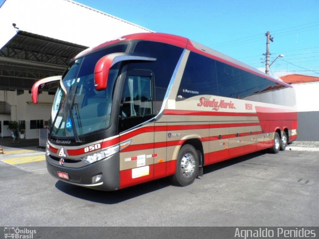Santa Maria Fretamento e Turismo > Transportes Santa Maria(SP) 850 na cidade de São Bernardo do Campo, São Paulo, Brasil, por Agnaldo Penides. Número da foto: #2763822.