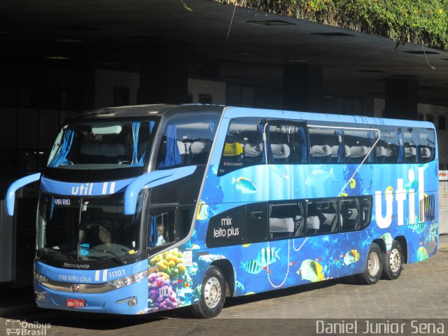 UTIL - União Transporte Interestadual de Luxo 11101 na cidade de Belo Horizonte, Minas Gerais, Brasil, por Daniel Junior Sena. Número da foto: #2763842.