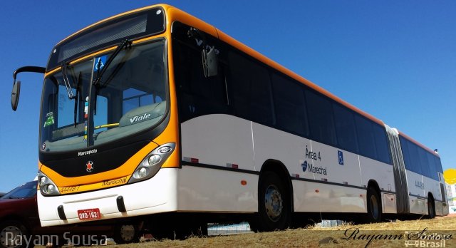 Auto Viação Marechal Brasília 44448-1 na cidade de Gama, Distrito Federal, Brasil, por Ronan dos Reis. Número da foto: #2764890.