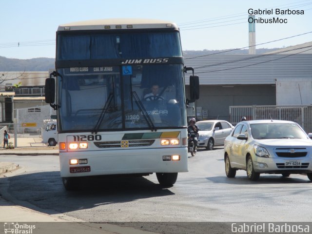 Empresa Gontijo de Transportes 11280 na cidade de Montes Claros, Minas Gerais, Brasil, por Gabriel Barbosa. ID da foto: 2767337.