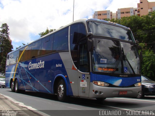 Viação Cometa 5410 na cidade de Sorocaba, São Paulo, Brasil, por EDUARDO - SOROCABUS. ID da foto: 2767407.