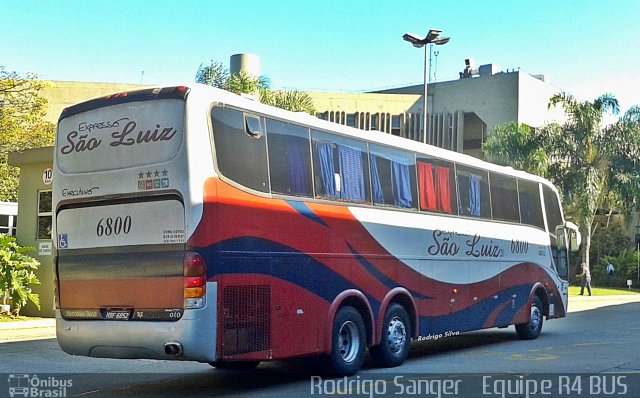 Expresso São Luiz 6800 na cidade de São Paulo, São Paulo, Brasil, por Rodrigo S. G Busólogo do Brasil. Número da foto: #2766881.