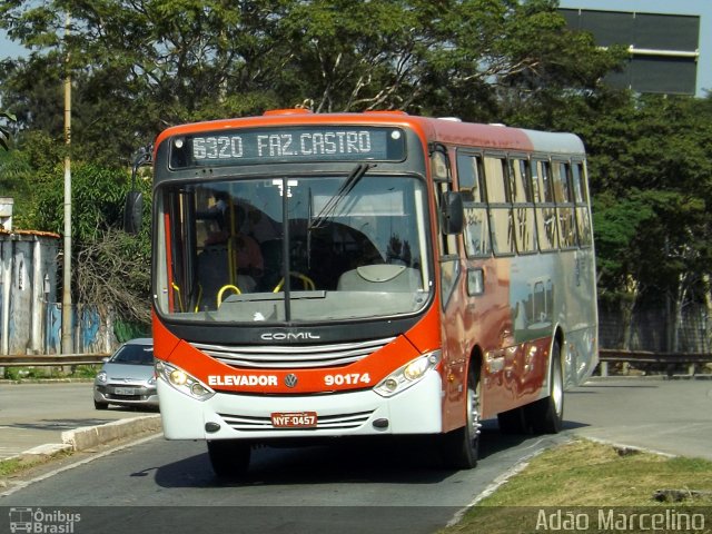 Saritur - Santa Rita Transporte Urbano e Rodoviário 90174 na cidade de Belo Horizonte, Minas Gerais, Brasil, por Adão Raimundo Marcelino. Número da foto: #2767322.