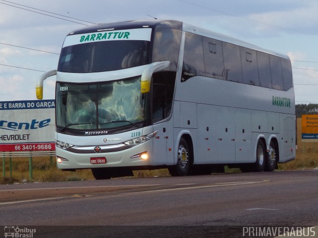 Barrattur - Transportes e Turismo 2119 na cidade de Primavera do Leste, Mato Grosso, Brasil, por Alexandre Rodrigo. Número da foto: #2766100.