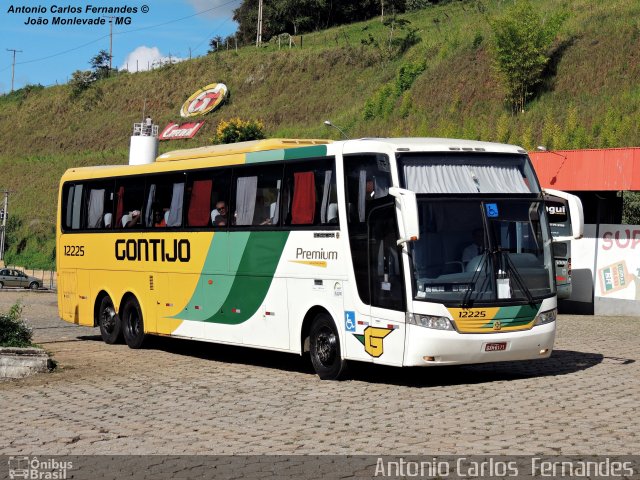 Empresa Gontijo de Transportes 12225 na cidade de João Monlevade, Minas Gerais, Brasil, por Antonio Carlos Fernandes. Número da foto: #2766835.