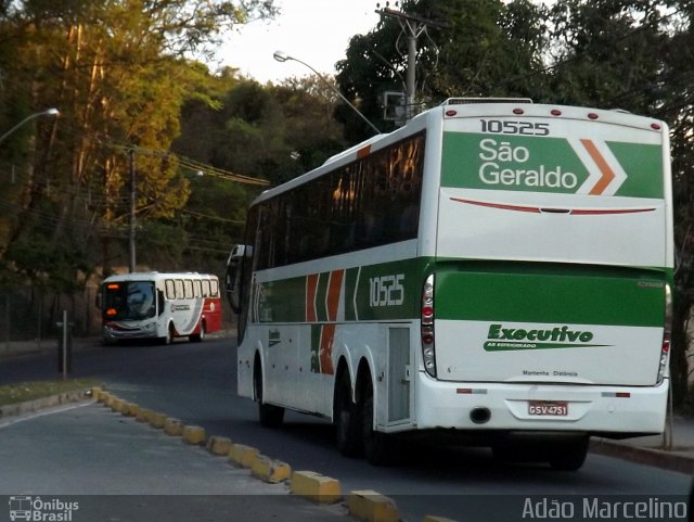 Cia. São Geraldo de Viação 10525 na cidade de Belo Horizonte, Minas Gerais, Brasil, por Adão Raimundo Marcelino. Número da foto: #2767217.