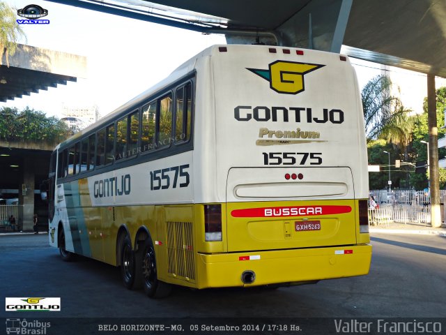 Empresa Gontijo de Transportes 15575 na cidade de Belo Horizonte, Minas Gerais, Brasil, por Valter Francisco. Número da foto: #2765623.