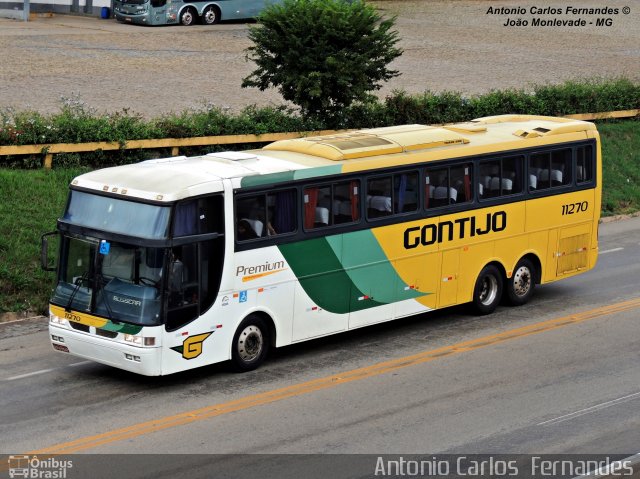 Empresa Gontijo de Transportes 11270 na cidade de João Monlevade, Minas Gerais, Brasil, por Antonio Carlos Fernandes. Número da foto: #2766825.