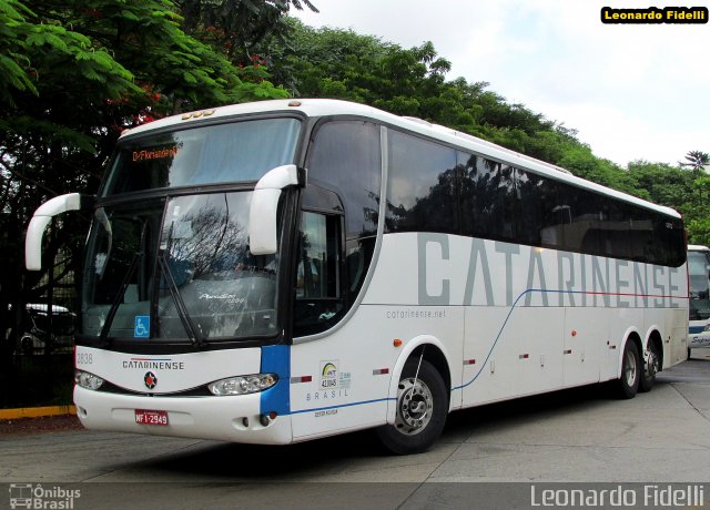 Auto Viação Catarinense 2838 na cidade de São Paulo, São Paulo, Brasil, por Leonardo Fidelli. ID da foto: 2769523.