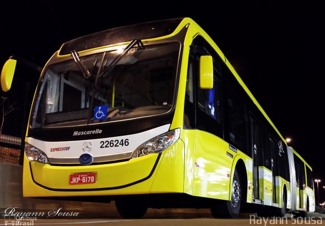 Viação Pioneira 226246 na cidade de Gama, Distrito Federal, Brasil, por Ronan dos Reis. Número da foto: #2767646.