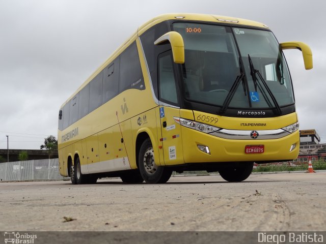 Viação Itapemirim 60599 na cidade de Curitiba, Paraná, Brasil, por Diego Batista. Número da foto: #2768019.