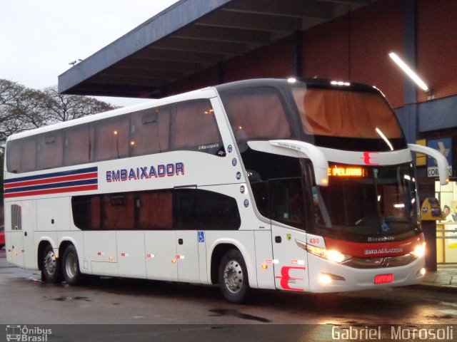 Expresso Embaixador 430 na cidade de Porto Alegre, Rio Grande do Sul, Brasil, por Gabriel  Morosoli. Número da foto: #2768419.