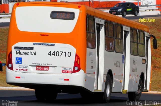 Auto Viação Marechal Brasília 440710 na cidade de Brasília, Distrito Federal, Brasil, por Carlos Júnior. Número da foto: #2768306.