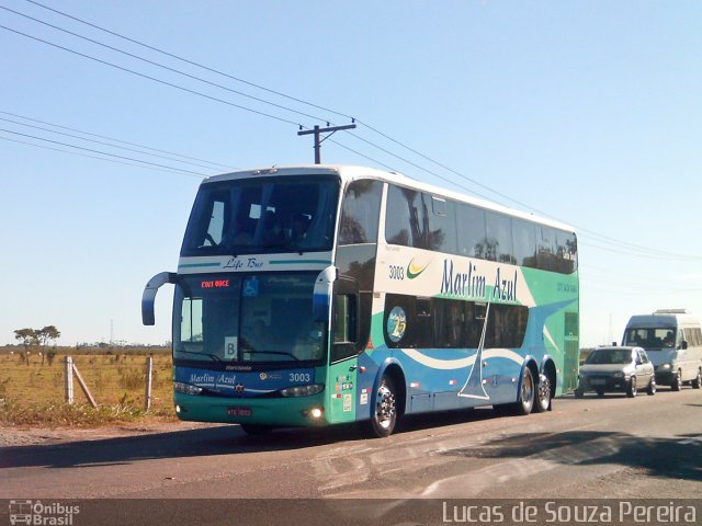 Marlim Azul Turismo 3003 na cidade de Campos dos Goytacazes, Rio de Janeiro, Brasil, por Lucas de Souza Pereira. Número da foto: #2767868.