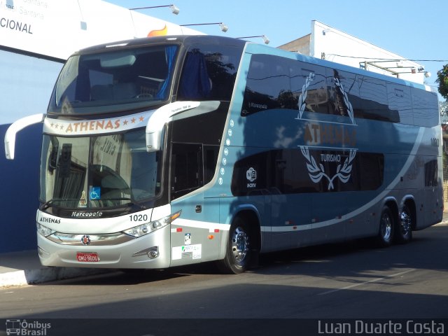 Athenas Turismo 1020 na cidade de Anápolis, Goiás, Brasil, por Luan Duarte Costa. Número da foto: #2767614.