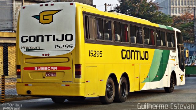 Empresa Gontijo de Transportes 15295 na cidade de São Paulo, São Paulo, Brasil, por Guilherme Estevan. ID da foto: 2771331.