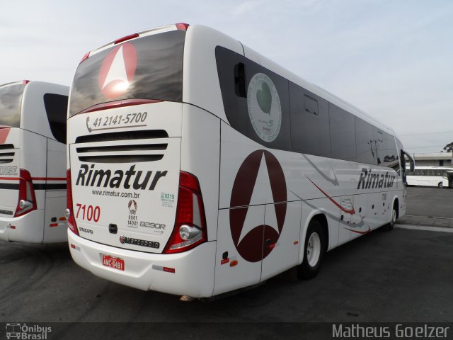 Rimatur Transportes 7100 na cidade de Curitiba, Paraná, Brasil, por Matheus Goelzer. Número da foto: #2771195.