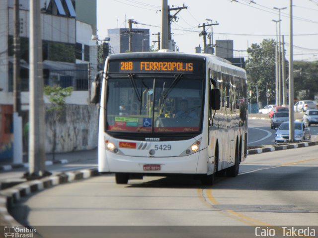 Metra - Sistema Metropolitano de Transporte 5429 na cidade de São Paulo, São Paulo, Brasil, por Caio  Takeda. Número da foto: #2771794.