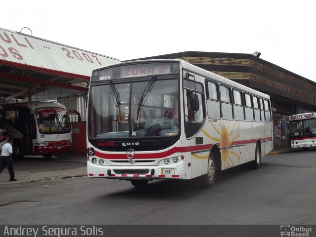 Autotransportes Pavas SJB 8987 na cidade de Hospital, San José, San José, Costa Rica, por Andrey Segura Solís. Número da foto: #2770069.
