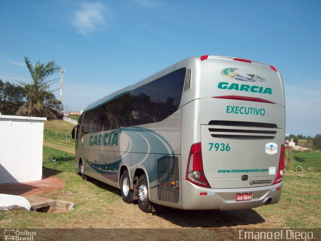 Viação Garcia 7936 na cidade de Apucarana, Paraná, Brasil, por Emanoel Diego.. ID da foto: 2771391.