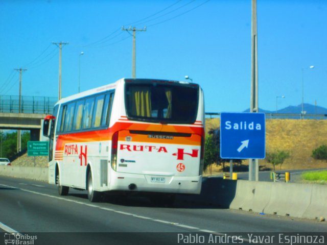 Ruta H. 45 na cidade de Rengo, Cachapoal, Libertador General Bernardo O'Higgins, Chile, por Pablo Andres Yavar Espinoza. ID da foto: 2773146.