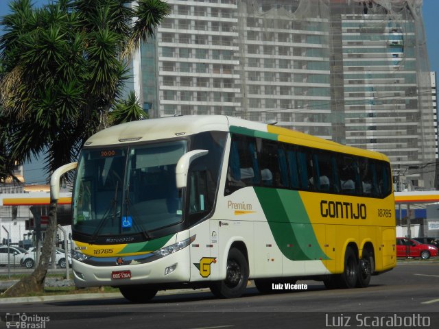 Empresa Gontijo de Transportes 18785 na cidade de Curitiba, Paraná, Brasil, por Luiz Scarabotto . ID da foto: 2773791.