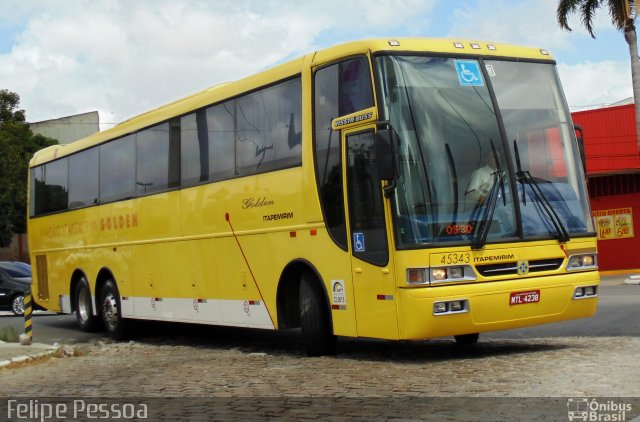 Viação Itapemirim 45343 na cidade de Fortaleza, Ceará, Brasil, por Felipe Pessoa de Albuquerque. Número da foto: #2772929.