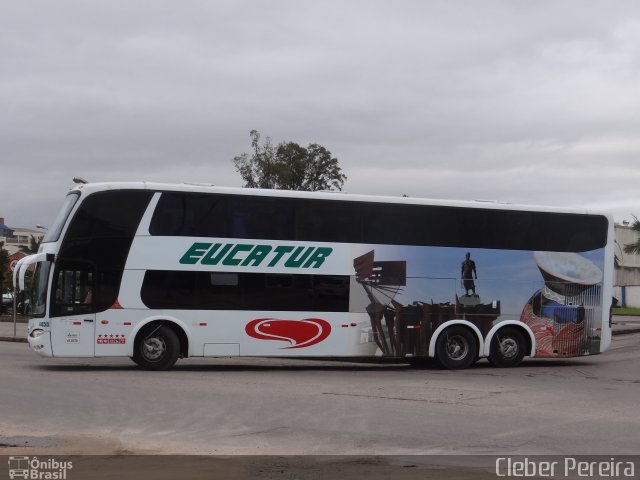 Eucatur - Empresa União Cascavel de Transportes e Turismo 4455 na cidade de Tubarão, Santa Catarina, Brasil, por Cleber Luiz Pereira. Número da foto: #2772088.