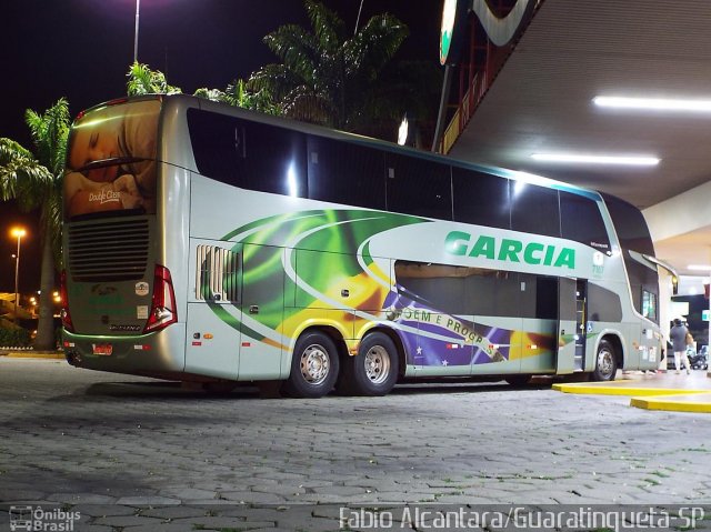 Viação Garcia 7167 na cidade de Guaratinguetá, São Paulo, Brasil, por Fabio Alcantara. Número da foto: #2772433.