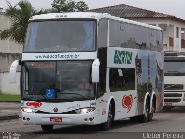 Eucatur - Empresa União Cascavel de Transportes e Turismo 4455 na cidade de Tubarão, Santa Catarina, Brasil, por Cleber Luiz Pereira. Número da foto: #2772081.