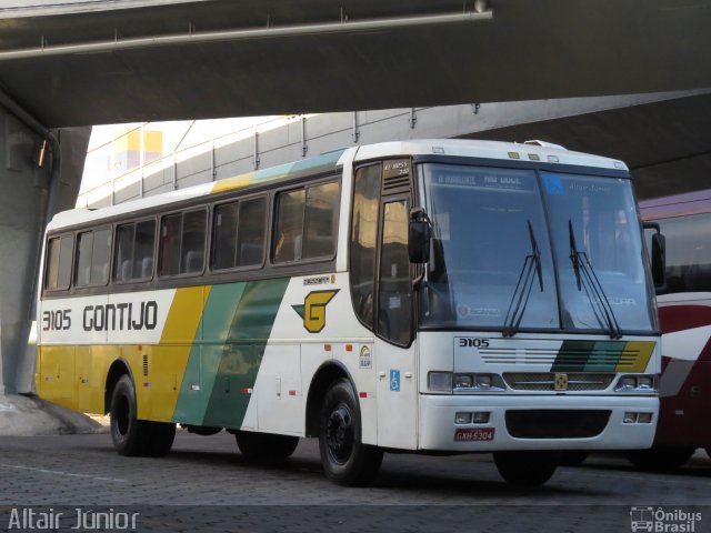 Empresa Gontijo de Transportes 3105 na cidade de Belo Horizonte, Minas Gerais, Brasil, por Altair Júnior. ID da foto: 2774886.