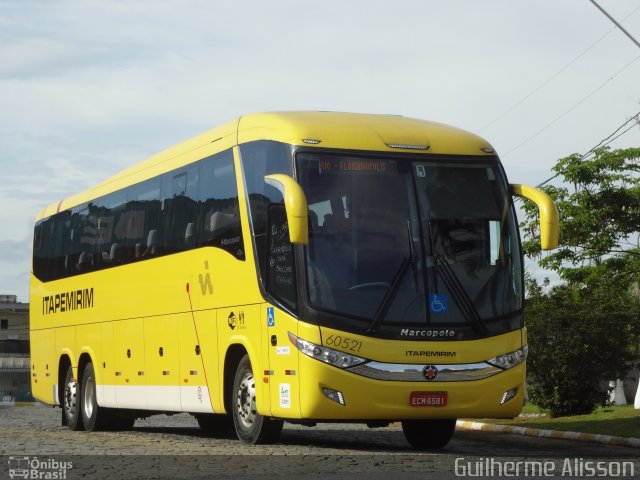 Viação Itapemirim 60521 na cidade de Balneário Camboriú, Santa Catarina, Brasil, por Guilherme Alisson. Número da foto: #2776580.