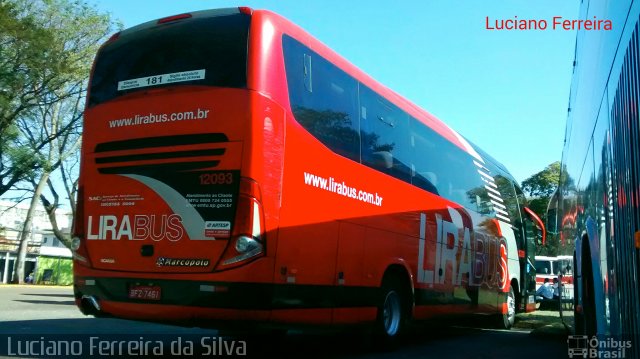 Lirabus 12093 na cidade de São Paulo, São Paulo, Brasil, por Luciano Ferreira da Silva. Número da foto: #2775396.