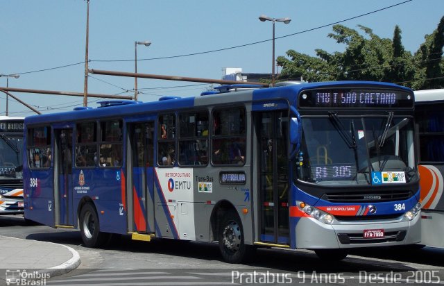 Trans Bus Transportes Coletivos 384 na cidade de São Bernardo do Campo, São Paulo, Brasil, por Cristiano Soares da Silva. Número da foto: #2774743.