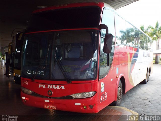 Pluma Conforto e Turismo 4931 na cidade de Guaratinguetá, São Paulo, Brasil, por Joao Gilberto. ID da foto: 2776637.