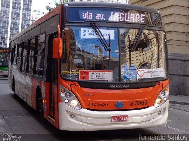 Santa Madalena > Oak Tree Transportes Urbanos 8 3965 na cidade de São Paulo, São Paulo, Brasil, por Fernando Santos. Número da foto: #2775465.