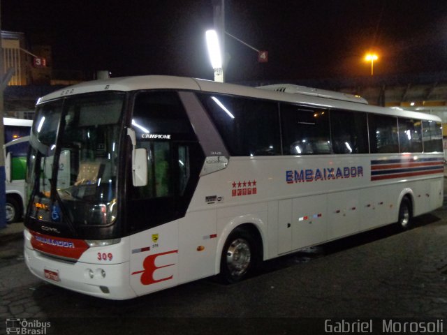 Expresso Embaixador 309 na cidade de Porto Alegre, Rio Grande do Sul, Brasil, por Gabriel  Morosoli. Número da foto: #2775558.