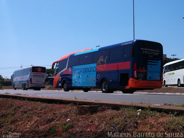 Viação Piracicabana 1702 na cidade de Americana, São Paulo, Brasil, por Matheus Barreto de Souza. Número da foto: #2774441.