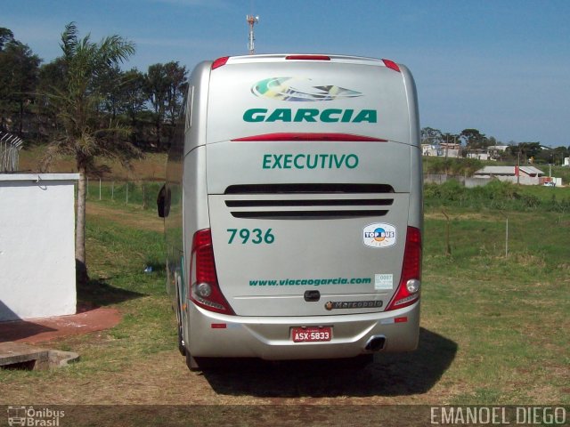 Viação Garcia 7936 na cidade de Apucarana, Paraná, Brasil, por Josino Vieira. ID da foto: 2774845.