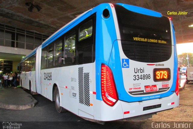 Urbi Mobilidade Urbana 33489 na cidade de Brasília, Distrito Federal, Brasil, por Carlos Júnior. Número da foto: #2777401.